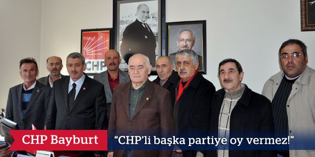 “CHP’li başka partiye oy vermez”