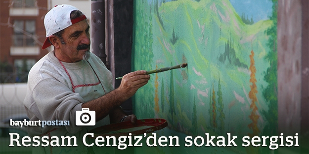 Ressam Cengiz, şehir şehir Türkiye’yi renklendiriyor