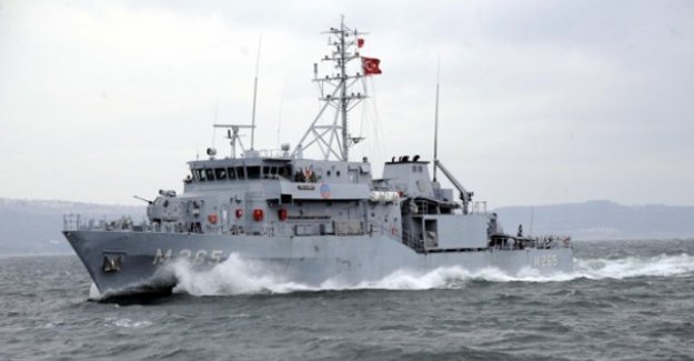 TCG Nusret mayın gemisi Trabzon'da
