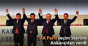 AK Parti seçim startını Ankara'dan verdi