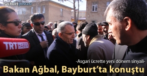 Maliye Bakanı Ağbal, memleketi Bayburt'ta