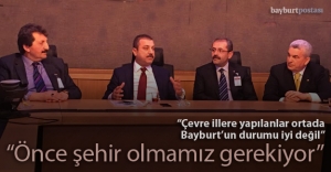 Kavcıoğlu: "Önce şehir olmamız gerekiyor"