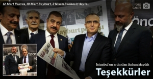 Bayburt Postası Ankara'daydı