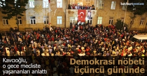 Kavcıoğlu: "Millet darbecilere darbe yaptı"