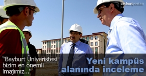 Vali Ustaoğlu, yeni kampüs alanını inceledi