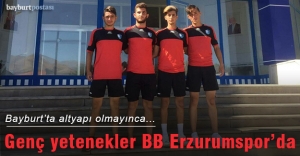 Bayburt'un genç yetenekleri BB Erzurumspor'da