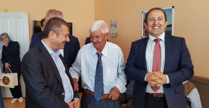 Vali Pehlivan ve Milletvekili Kavcıoğlu'ndan huzurevi ziyareti