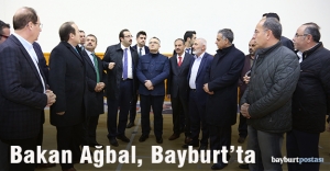 Maliye Bakanı Ağbal, Bayburt'ta