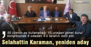 Karaman, Esnaf Birliği Başkanlığına yeniden aday