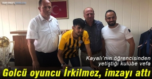 Golcü oyuncu Sertan İrkilmez, Bayburt İl Özel İdarespor'da
