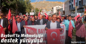 Bayburt'ta Barış Pınarı Harekatı'na destek yürüyüşü