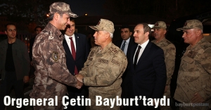 Orgeneral Arif Çetin'den Bayburt'ta ziyaretler
