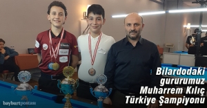 Genç Bilardocu Muharrem Kılıç Türkiye Şampiyonu