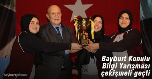 Bilgi Yarışmasının kazananı Bayburt Kız Anadolu İmam Hatip Lisesi
