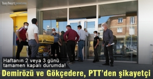 Demirözü ve Gökçedere halkı PTT'den şikayetçi