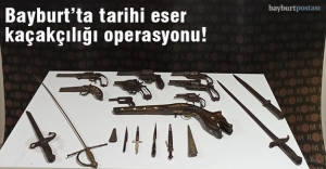 Osmanlı dönemine ait 19 adet silah ele geçirildi!