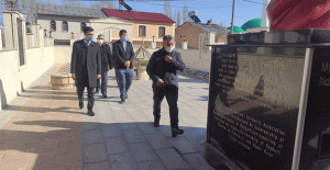 Kaymakam Babacan'dan İffet Anıtı ve Gazilere ziyaret