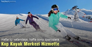 Kop Dağı Kış Sporları ve Kayak Merkezi hizmette