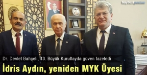 İdris Aydın, yeniden MHP MYK Üyesi