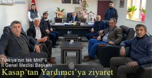 MHP'den Bayburt İl Genel Meclisi Başkanı Bülent Yardımcı'ya ziyaret