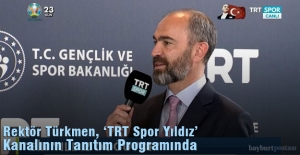 Prof. Türkmen, ‘TRT Spor Yıldız’ Kanalının Tanıtım Programına Katıldı