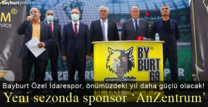 Bayburt Özel İdarespor'un forma sponsoru 'AnZentrum'