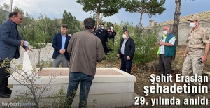 Şehit Erdal Eraslan, şehadetinin 29. senesinde anıldı