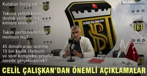 Başkan Celil Çalışkan: "Hedef şampiyonluk, Bayburt için Süper Lig de hayal değil"