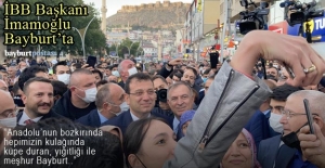 İstanbul Büyükşehir Belediye Başkanı Ekrem İmamoğlu Bayburt'ta