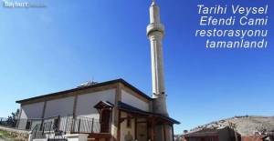 Restorasyonu tamamlanan Veysel Efendi Cami ibadete açıldı