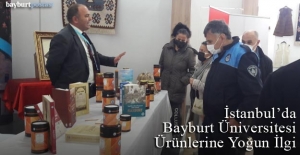 İstanbul'da Bayburt Üniversitesi Ürünlerine Yoğun İlgi