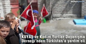 KUYAŞ ve Kadim Yurtlar Dayanışma Derneği'nden Türkistan'a Yardım