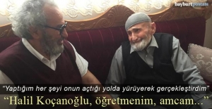 Prof. Koçan'dan amcası, öğretmeni Halil Koçanoğlu için başsağlığı mesajı