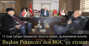 Başkan Pekmezci’den BGC’ye ’10 Ocak’ Ziyareti