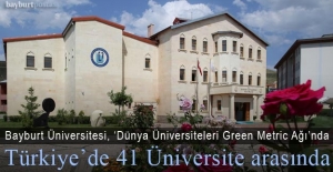 Bayburt Üniversitesi,  ‘Dünya Üniversiteleri Green Metric (Yeşil Ölçüm) Ağı’nda