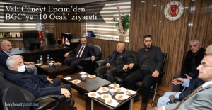 Vali Cüneyt Epcim'den Bayburt Gazeteciler Cemiyeti'ne '10 Ocak' Ziyareti