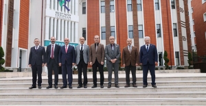 Prof. Türkmen, Doğu Karadeniz Bölgesi Rektörleri ile bir araya geldi