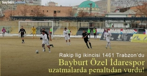 Bayburt Özel İdarespor, uzatmalarda penaltıdan vurdu!