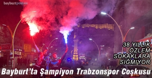 Bayburt'ta Şampiyon Trabzonspor Coşkusu