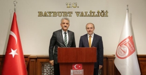 Erzincan Valisi Mehmet Makas'tan Vali Cüneyt Epcim’e Ziyaret