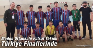 Maden Ortaokulu Futsal Takımı Türkiye Finallerinde