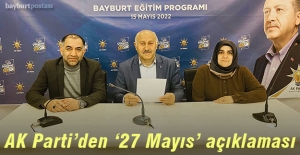 Bayburt AK Parti'den '27 Mayıs Darbesi' açıklaması