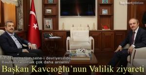 Başkan Kavcıoğlu: "15 Temmuz'un sene-i devriyesinde Bayburt'ta olmak çok daha anlamlı"
