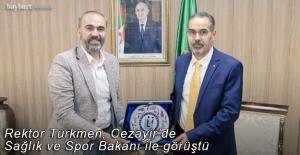 Bayburt Üniversitesi Rektörü Mutlu Türkmen, Cezayir'de 