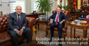 Başkan Pekmezci'nin Ankara programı verimli geçti