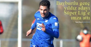 Bayburtlu genç yıldız adayı Abdulkerim Çakar, Süper Lig'e imza attı