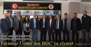 Gelecek Partisi Genel Başkan Yardımcısı Feramuz Üstün'den BGC'ye ziyaret