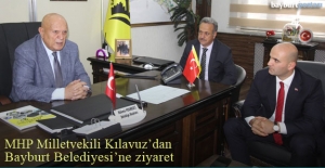 MHP Mersin Milletvekili Olcay Kılavuz'dan Bayburt Belediyesi'ne ziyaret
