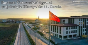 Bayburt Üniversitesi Öğrencileri Projeleriyle Türkiye'de 11. Sırada
