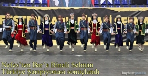 Nefesten Bar'a Binali Selman Halk Oyunları Türkiye Şampiyonası sona erdi